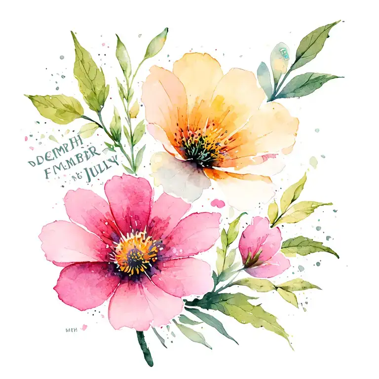 December March And July Birth Flower