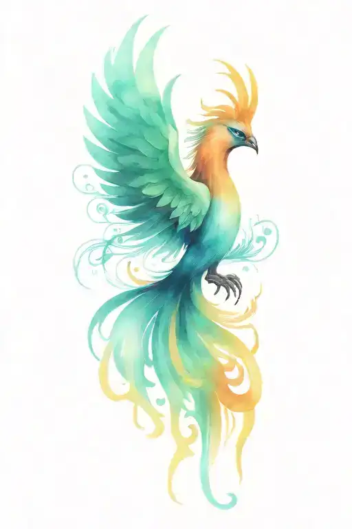 Phoenix Rising From The Ashes