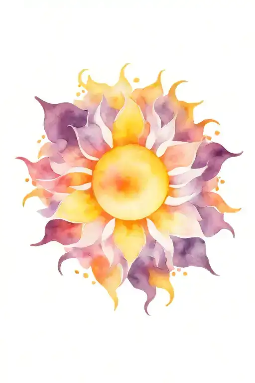 Sun Violet Background