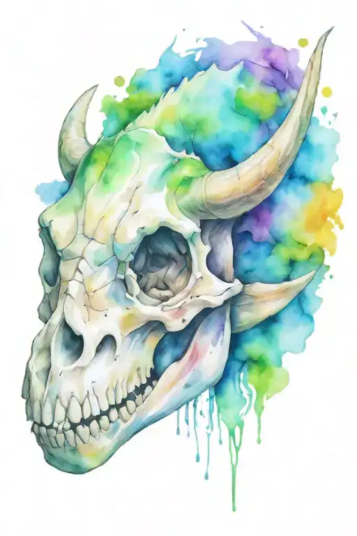 Dinosaur Triceratops Dinosaur Skull