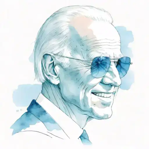 Joe Biden In Sun Glasses Nose Piercing