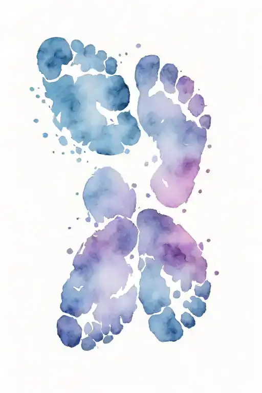 Baby Foot Print Stamp