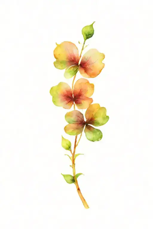 Burning Fern Leaf Clover