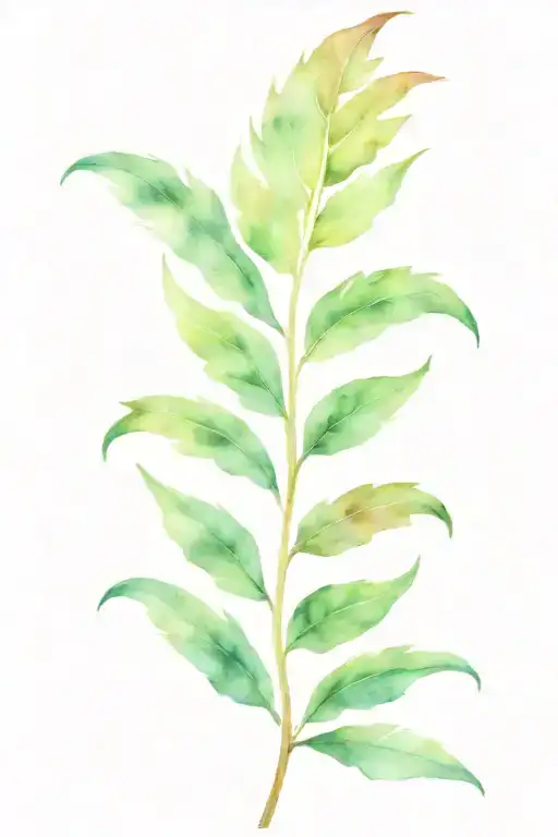 Burning Fern Leaf