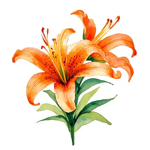 Orange Tiger Lilies