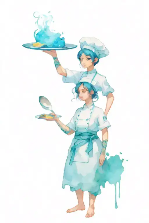 A Chef Girl With Air Element Born In 1996 With Independent Personality And Short Hair