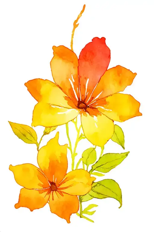 Flowers Surrounding Jesus Stripped