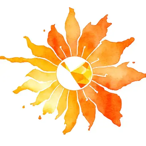 America State Of Tennessee State Outline With Topaz Gem In The Middle Looking Like A Sun