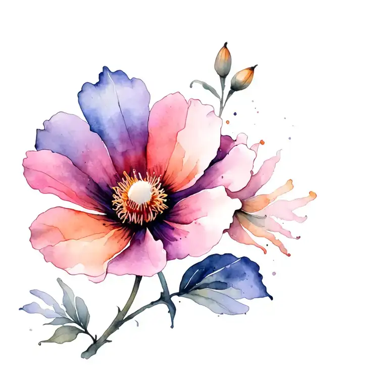 A Cosmo Flower Intertwined Flower