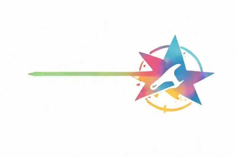 Paralympic Logo With Tokyo In Japanese Letters With An Arrow Going Through The Middle