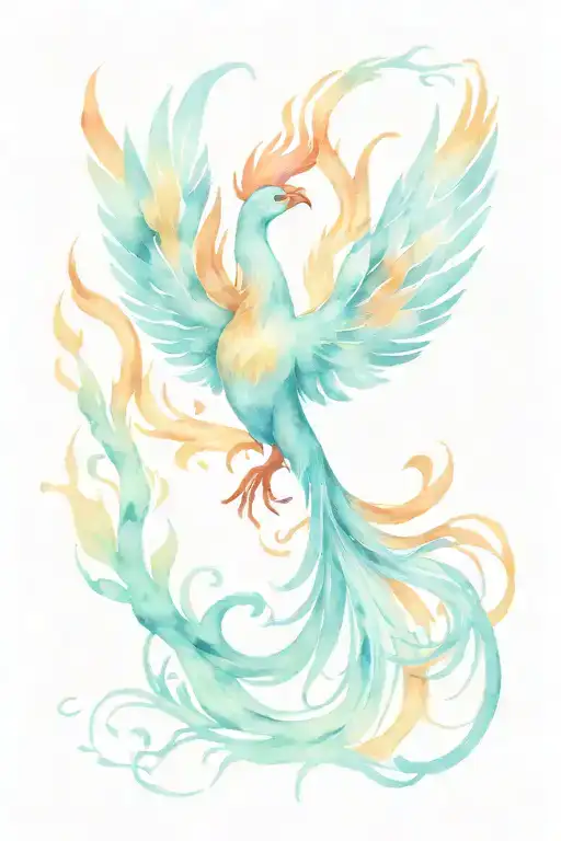 Phoenix Rising From The Ashes