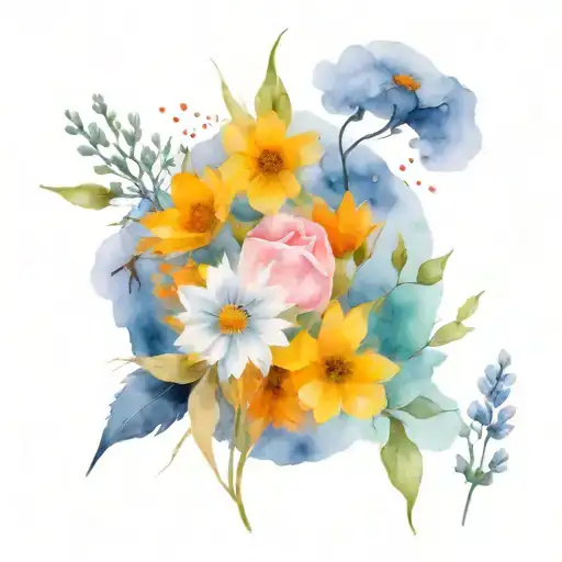 Wildflowers And A Moon