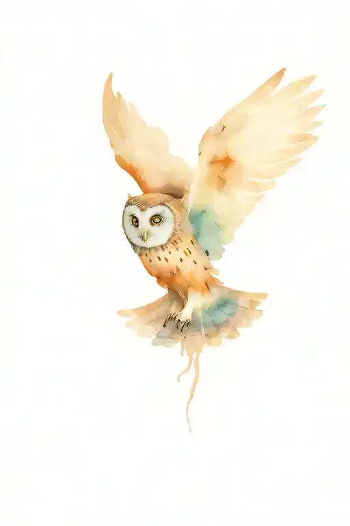 Owl Flying