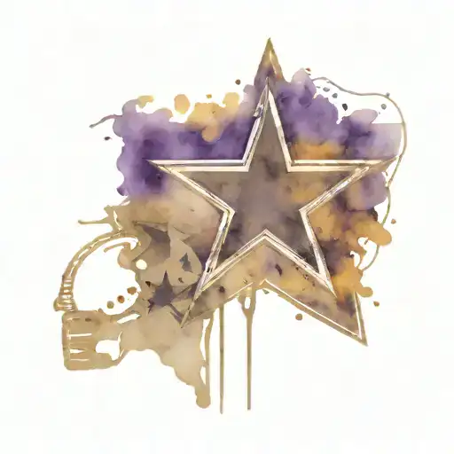 Combine The Dallas Cowboys And K State Football Logos Into A Unique And Intricate Design