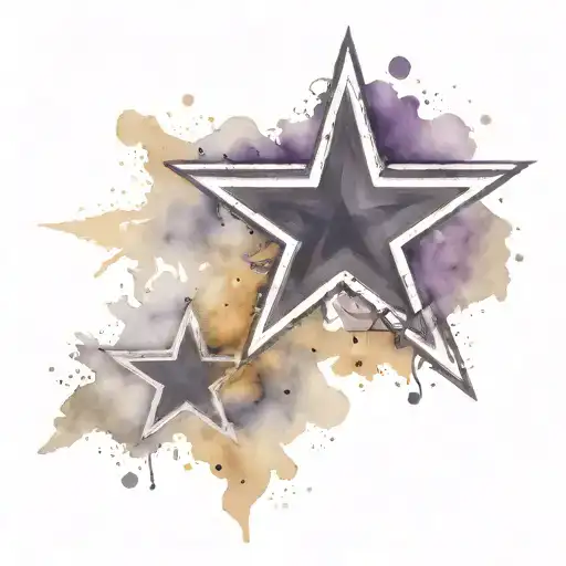 Combine The Dallas Cowboys And K State Football Logos Into A Unique And Intricate Design
