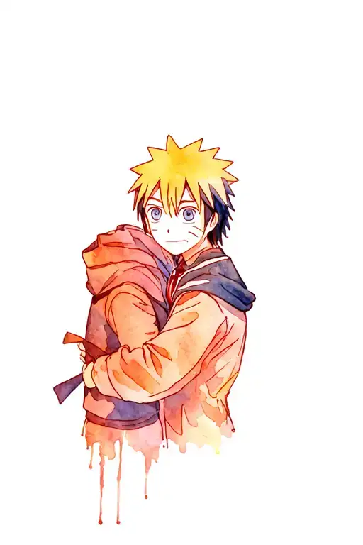 Naruto And Harry Potter Hug Each Other