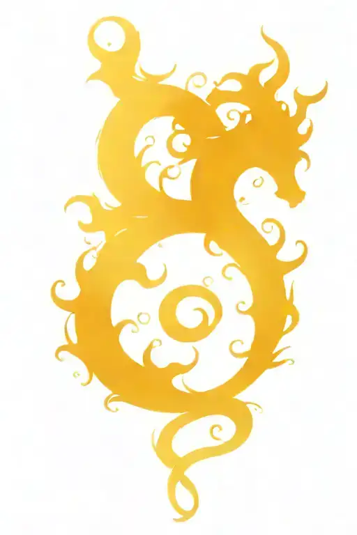 Vertical Chest Tattoo Cyrcles Capricorn Love