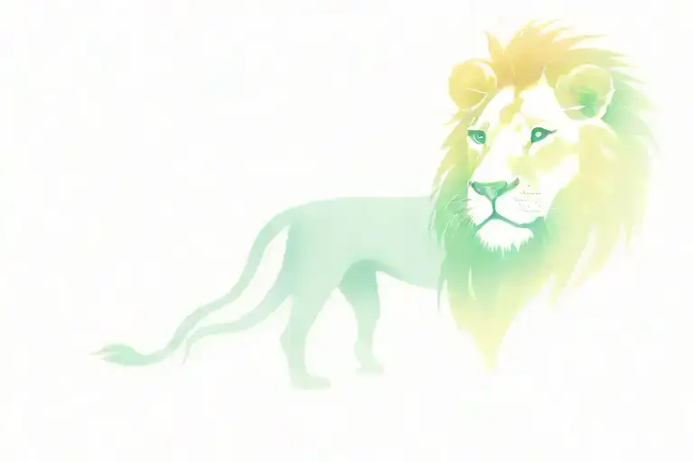 Tattoo Of Lion Chest