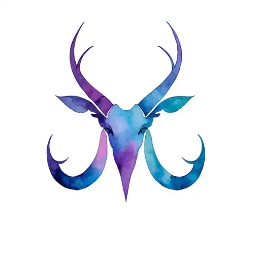 Goth Aries Zodiac Sign