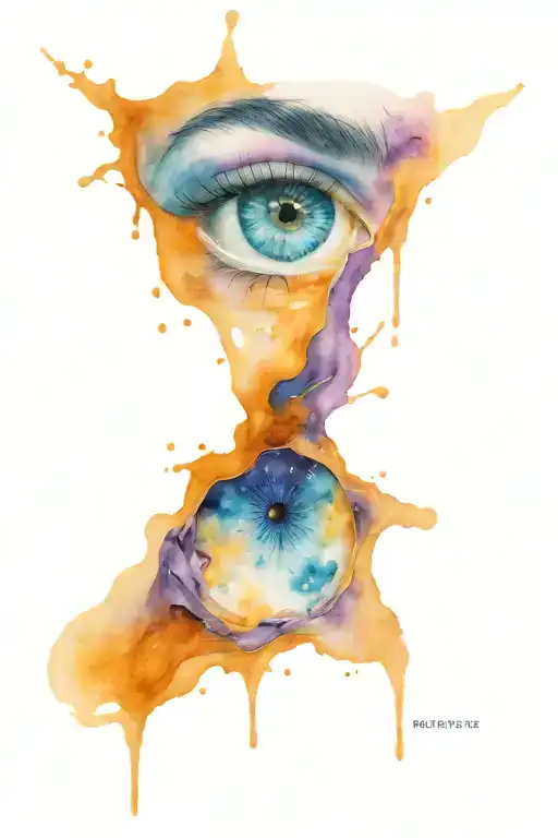 A Hole In Space From Which The Eye Looks Purple