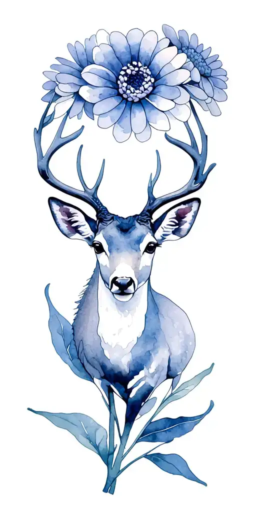 Deer Chrysanthemums Flower