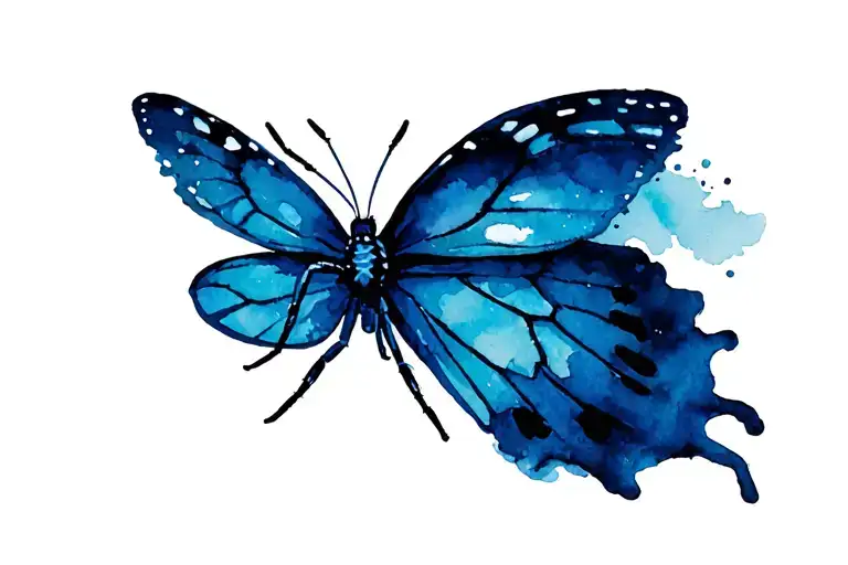 Butterfly And Spider