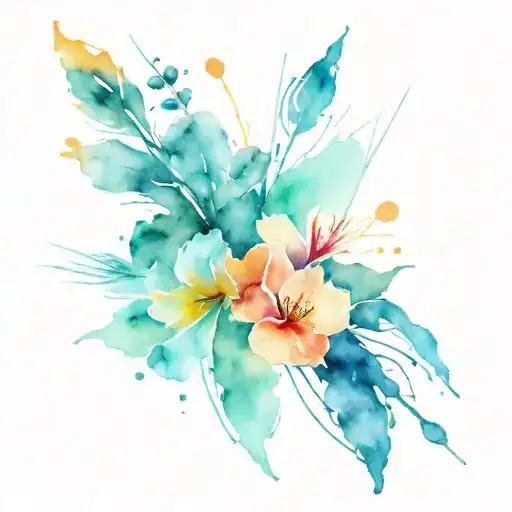 Straight Line 4 Mm Thicknes On Right Arms Like Brush