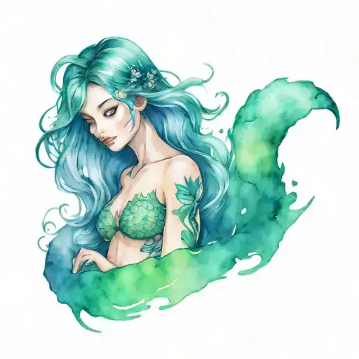 Mermaid Semi Colon