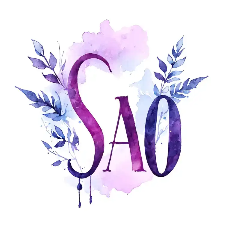 Sao Letters As Simple As Possible Ghotic Style