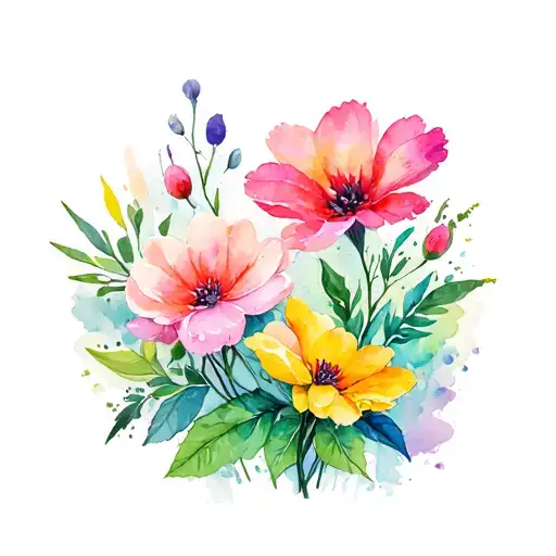 Flowers And Nature Scene