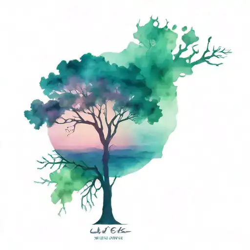 Life Tree Silhouette
