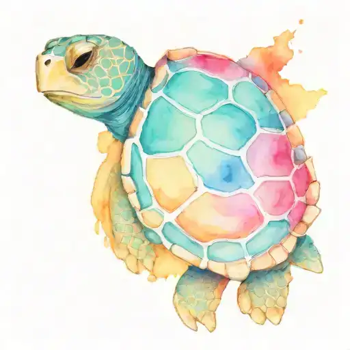 Turtle Wearing Headphones