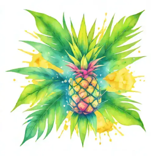 Pineapple With Cardinal Directions