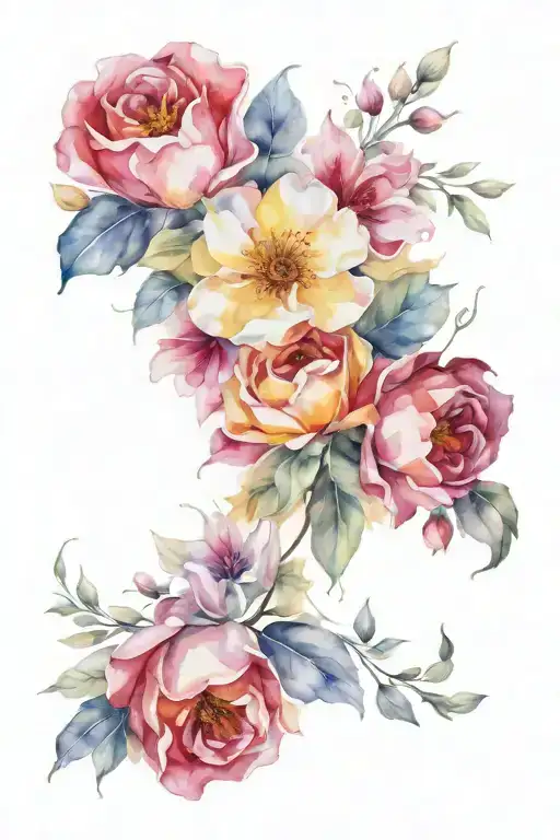 Italian Flowers Wrapping