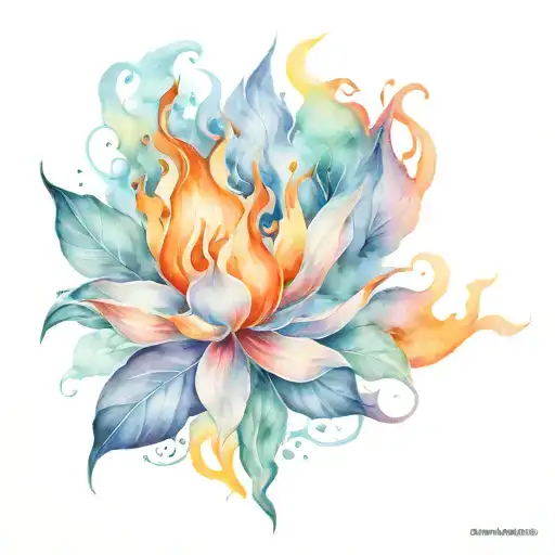 Fire That Represents Sensuality