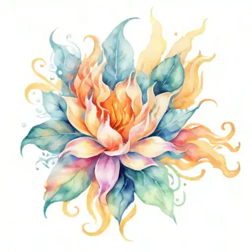 Fire That Represents Sensuality