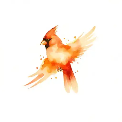 Cardinal Flying