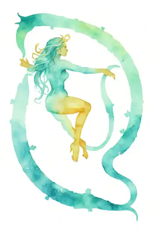 Saggitarus And Aquarius Zodiac Sign Made Entirely