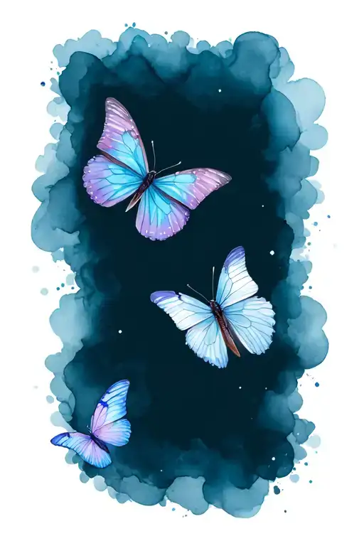 Butterflies Fluttering