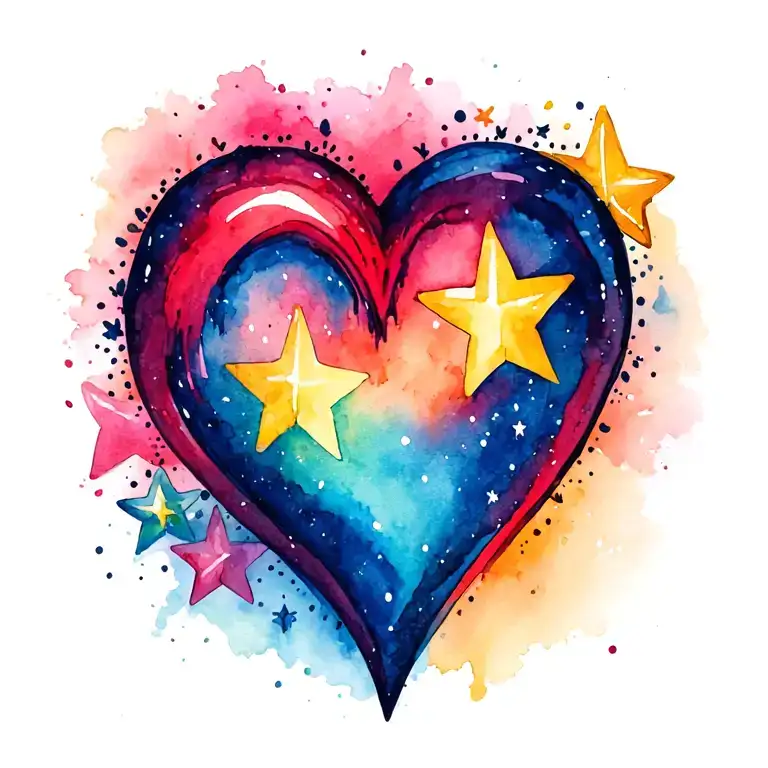 Heart With Stars In It