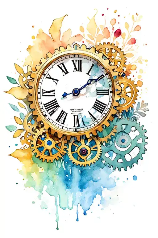 Clock And Gears