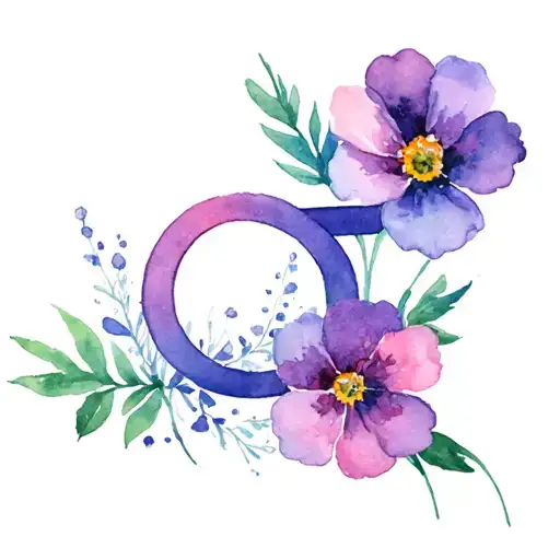 April Birth Flower With Adoption Symbol