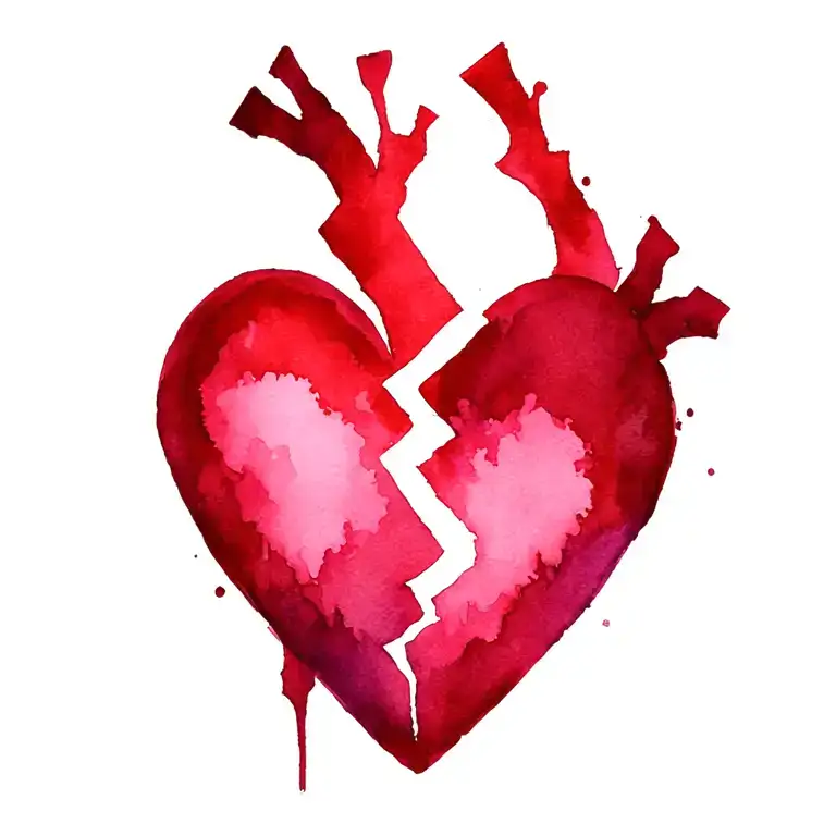 Cross Broken Heart Leo