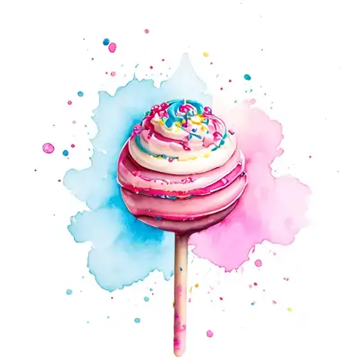 Cake Pops Watercolor