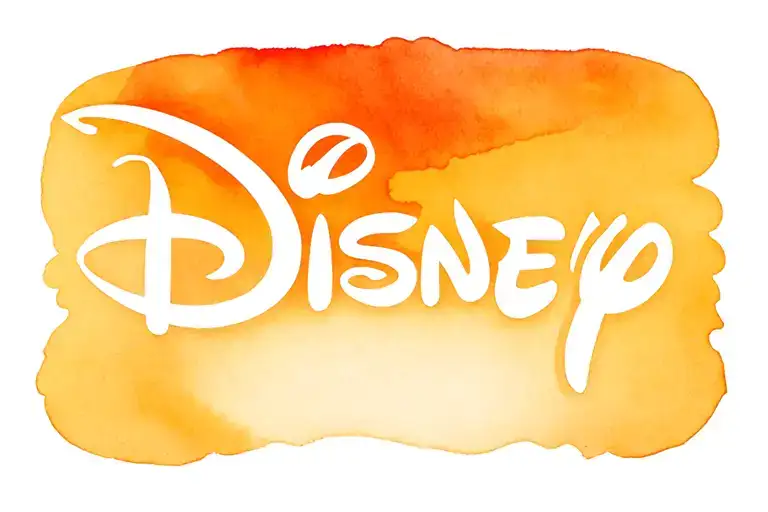 Stitch Chewing On The Disney Logo