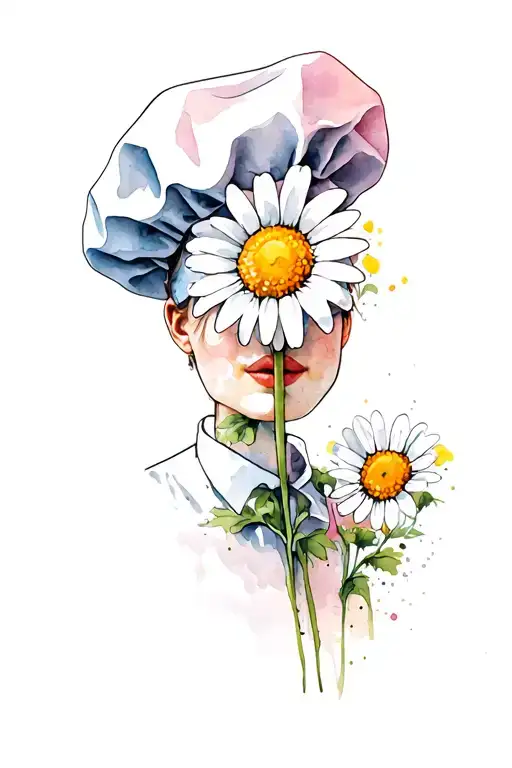 Daisy With A Chefs Hat