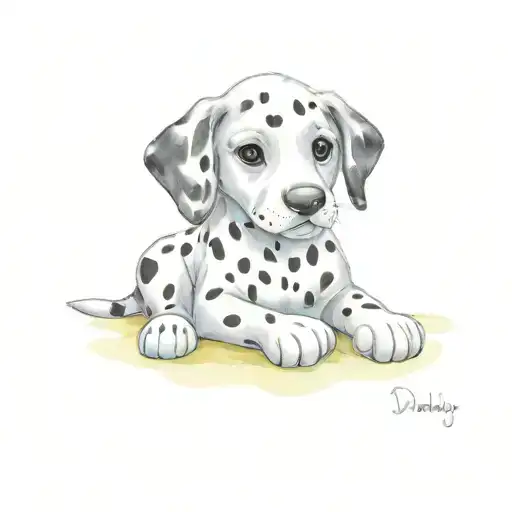 Stuffed Animal Dalmatian Dog Walking With Baby Blanket