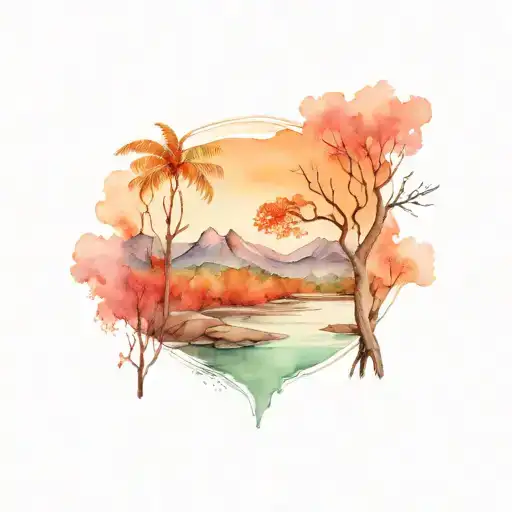 Vermont Mountains And Florida Mangroves