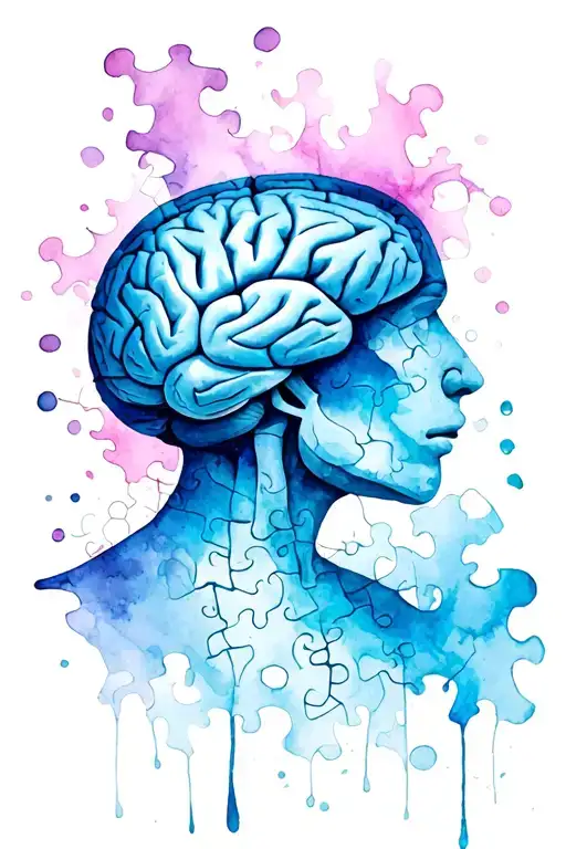 Puzzle Piece And Adhd Brain