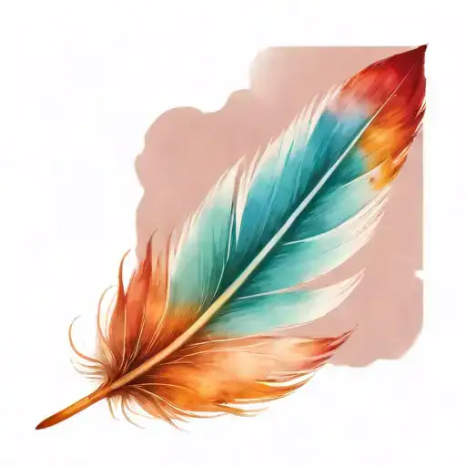 A Feather With The Names Jack And Lydia In It